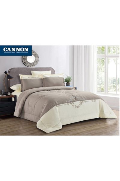 Cannon 6-Piece Floral Pattern King Comforter Set Assorted Color