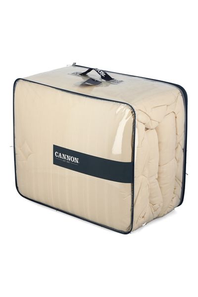 Cannon 4-Piece Premium T215 Cotton Stripe Comforter Set King