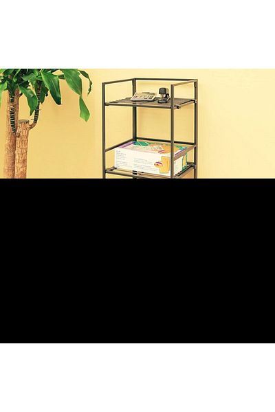 Seville Classics 4-Tier Square Iron Shelf