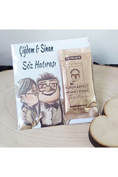 Hayaller Dükkanı 30 Adet 40 Yıl Hatır Türk Kahveli Nikah Şekeri Nişan Hatıras...