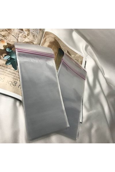 bisaccia Self-Adhesive Gelatin Bag (Cover Included) 12X25 cm - 100 Pieces