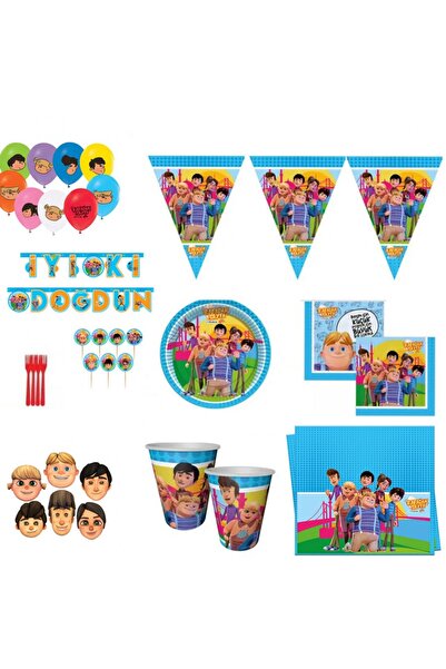 Hayaller Dükkanı Rafadan Tayfa Doğum Günü Süsleri 16 Kişilik Full Flus Set-