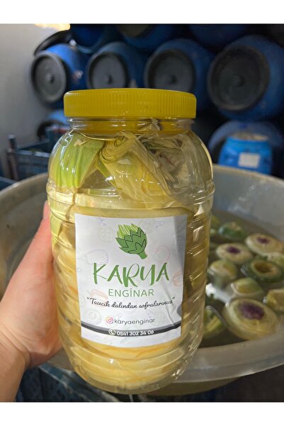 KARYA ENGİNAR&GIDA Roma tipi Enginar kalbi günlük hasat soyulmuş (20adet)