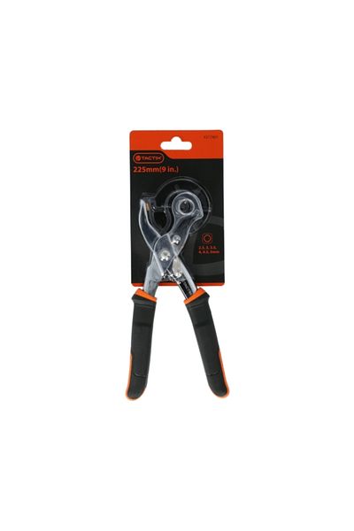 Tactix Ergonomic Large Handle Leather Punch Plier 225mm 217401