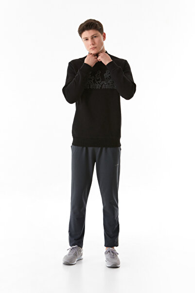 Fulla Moda Φούτερ με λαιμόκοψη με 3 κλωστές