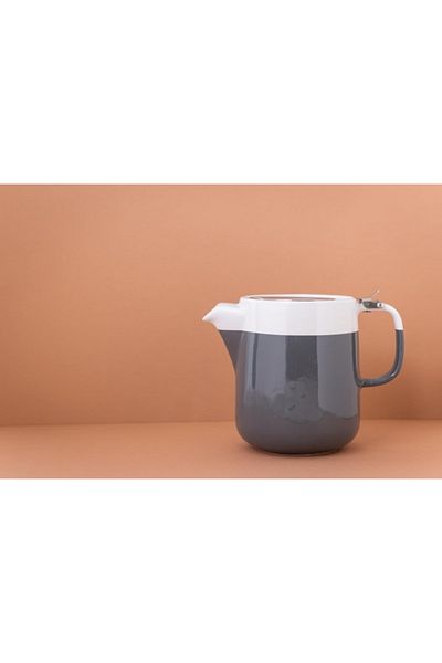 La Cafetiere Barcelona Modern Design Ceramic Tea Pot 1.2 Liter
