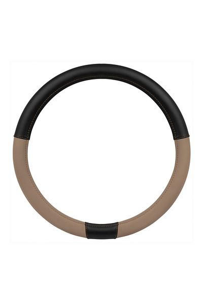 Cat Soft Leather Grip Steering Wheel Cover 14.5-15.5inch