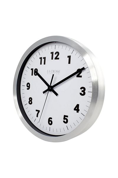 La Crosse Nash Round Wall Clock