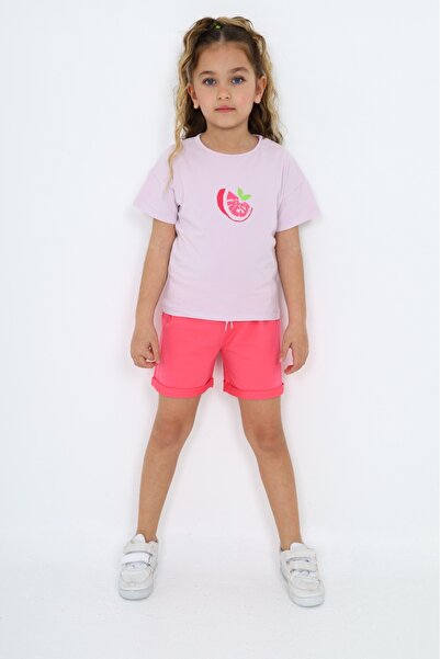 Toontoy Σετ κοριτσίστικο Fresh Visual με τύπωμα με σορτς