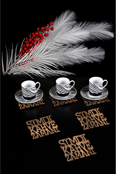 ADENZ 3-Piece Wooden Coasters / Trivet / 3 Pieces 10cm X 10cm