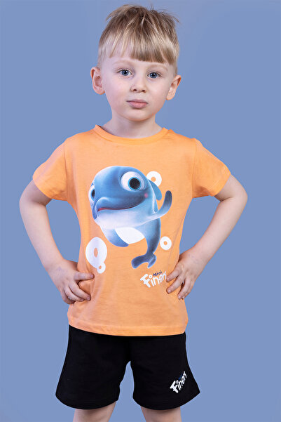 Toontoy Fish Printed Shorts Set for Boy