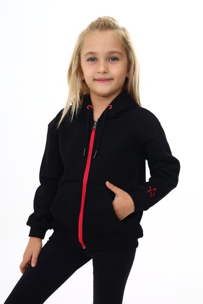 Toontoy Girl's Embroidered Cardigan