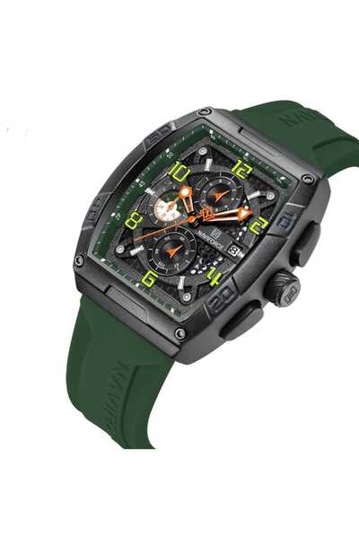 Naviforce Men's Wrist Watch Function Silicone Cord 2111