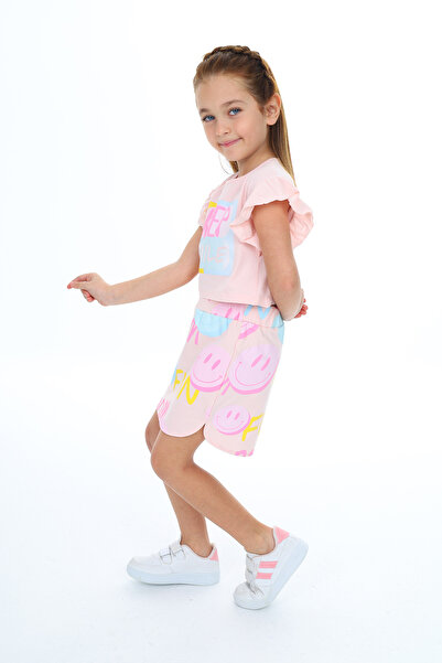 Toontoy Κοριτσίστικο Σετ Keep Smile με τύπωμα με φούστα