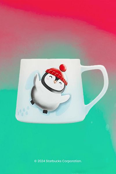 Starbucks Penguin Themed Special Design Mug New Year's Special 340 ml