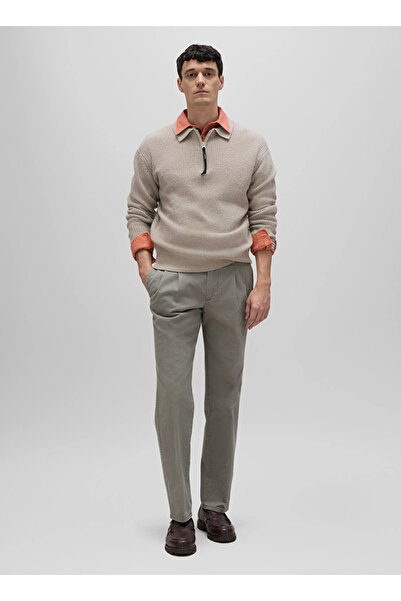 Aspesi Bej Erkek Polo Slim Fit Kazak Q M171 5623 Beden: 52