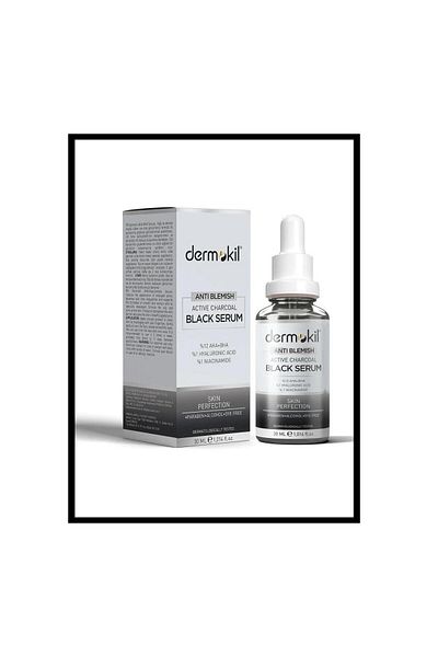 Dermokil Anti Blemish Active Charcoal Black Serum 30 ml