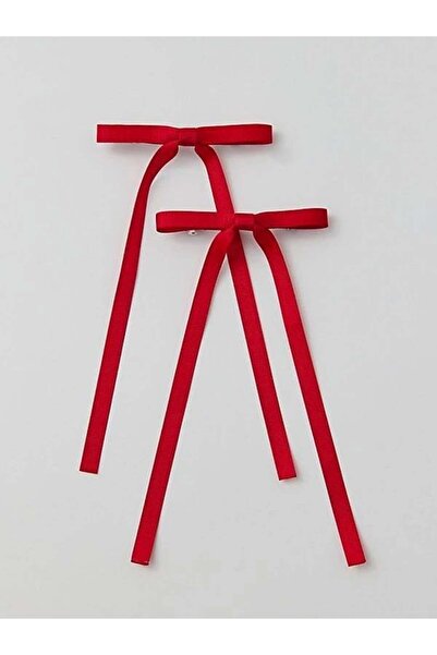 ipobomi İpobomi  - Duo Red Clips 2'li Saç Tokası