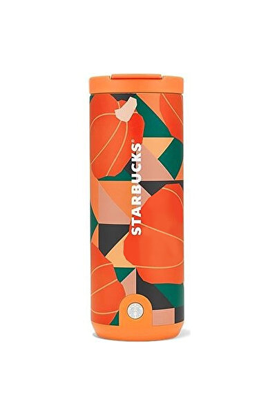 Starbucks Paslanmaz Çelik Termos Balkabağı Tasarılmı 473 ml
