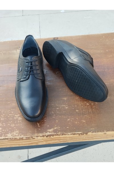 LİCCAS Men's Winter Shoes Genuine Leather Rubber and Non-Slip Sole Bonded