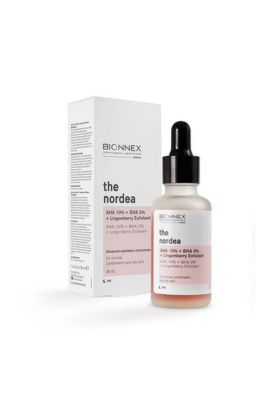 Bionnex The Nordea Aha 10% Bha 2% Lingonberry Exfoliant 30 ml