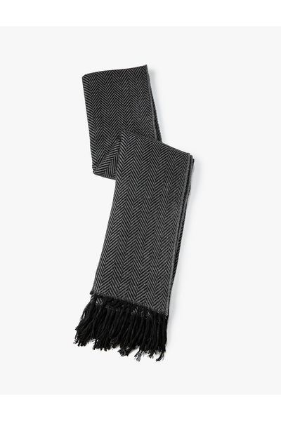 Koton Eșarfă texturată și cu ciucuri