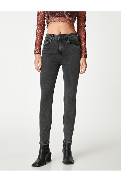 Koton Džíny Slim Fit s vysokým pasem Skinny Leg - Carmen Jean