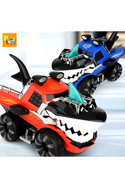 Shem Canavar Köpekbalığı  Sesli Işıklı Çarp Dön Kamyonet