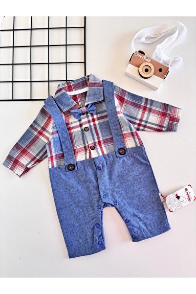 cacobutik erkek bebek oduncu salopet tulum