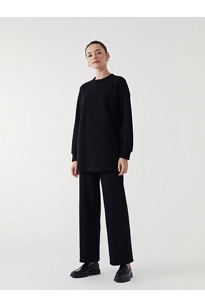 LC Waikiki LCW Elastic Waist Wide Leg Women's Trousers