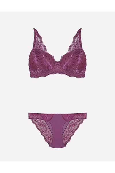 Nurteks 4340 Set sutien din dantelă fără suport
