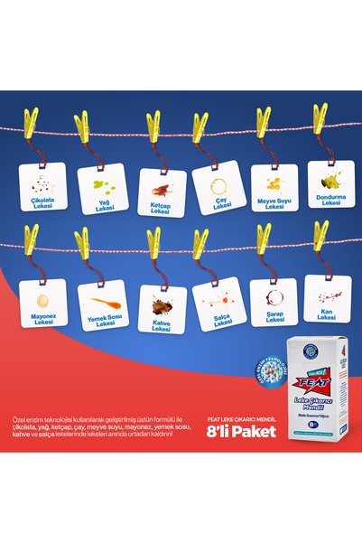ROSSMANN Leke Çıkarıcı Mendil 8 Adet Kutu