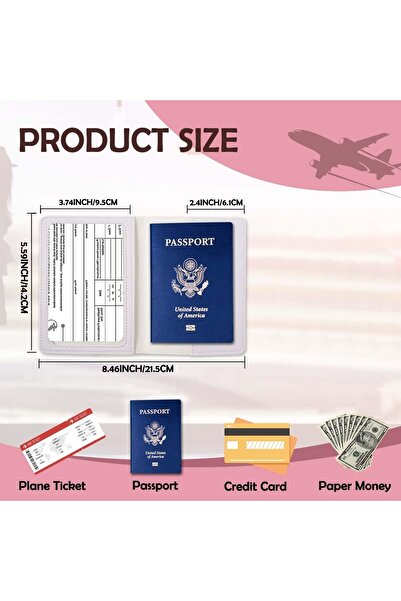 Boldy Паспортний чохол з кишенями - Дорожній гаманець - Паспортний гаманець