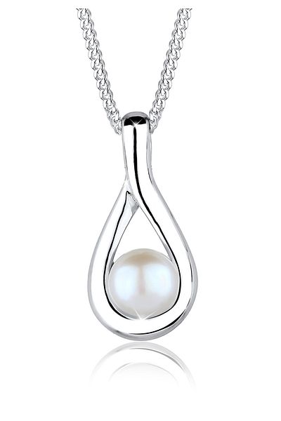 ELLI Náhrdelník Nekonečno Sladkovodní kultivované perly 925 Sterling Silver