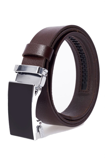 derikem Curea clasică pentru bărbați din piele de bivol 100% autentică, fără ...