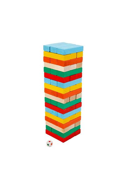 TOYFEST Colorful Balance Game 54 Pieces