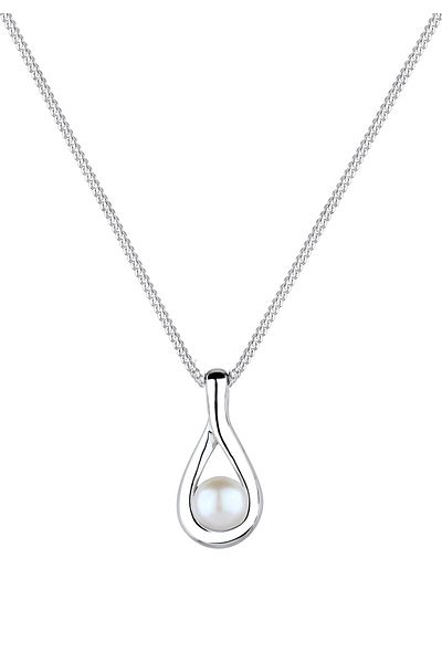ELLI Náhrdelník Nekonečno Sladkovodní kultivované perly 925 Sterling Silver