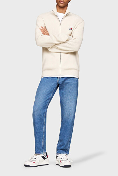Tommy Jeans Yün Karışımlı Slim Fit Dik Yaka Fermuarlı Sweat Erkek SWEAT DM0DM19435 ACG
