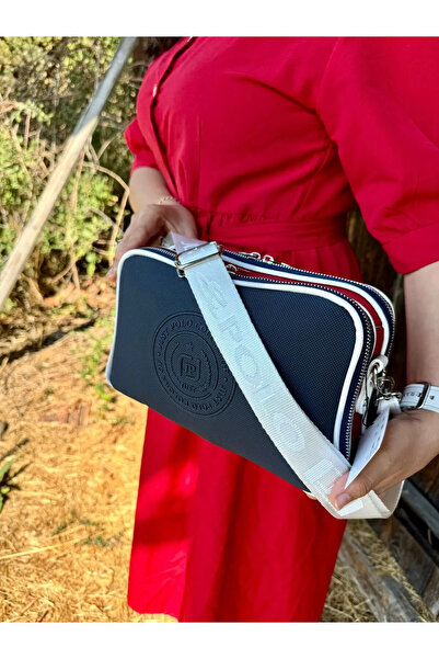 Just Polo Women's New Season Medium Size Lacos Fabric 5 Compartment Postman S...