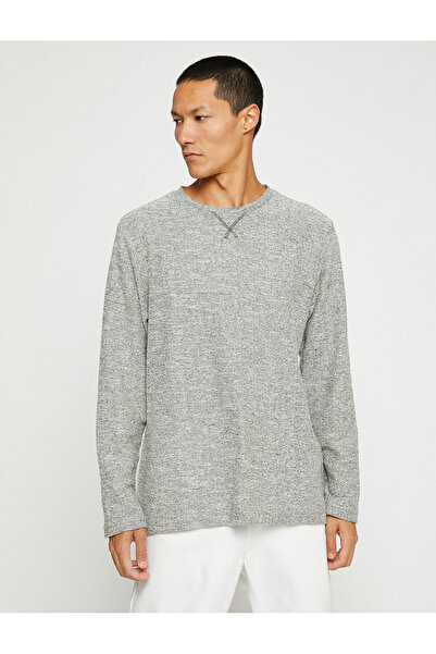 Koton Basic Melted Sweater Crew Neck