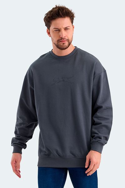 Slazenger Ανδρικό φούτερ VADIK Σκούρο Γκρι