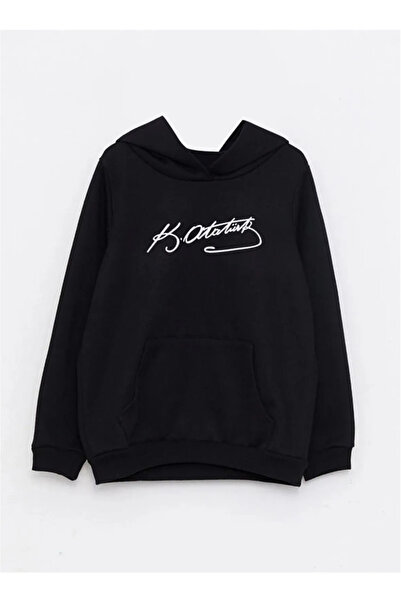 LEONE KOLEKSİYON Μουσταφά Κεμάλ Ατατούρκ με κουκούλα ΚΑΓΚΟΥΡΟ ΦΟΥΤΕΡ ΤΣΕΠΗΣ