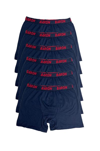 PİERLES Ανδρικό Boxer Navy Blue 6 συσκευασιών Economic