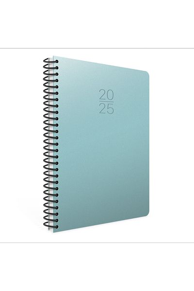 Gıpta 2025 Model Plastic Spiral Hard Cover Daily Agenda - 20X28 419-Sek
