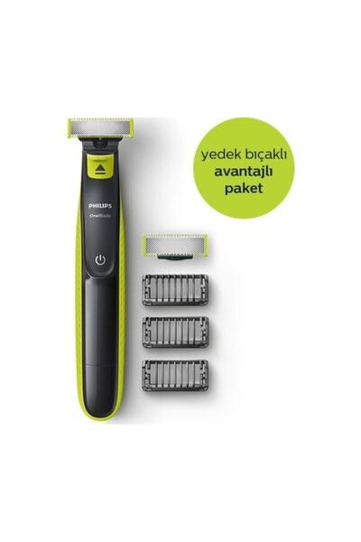 Philips Oneblade Qp2520/30 Hibrit Düzeltici Ve Tıraş Makinesi Yedek Bıçaklı A...