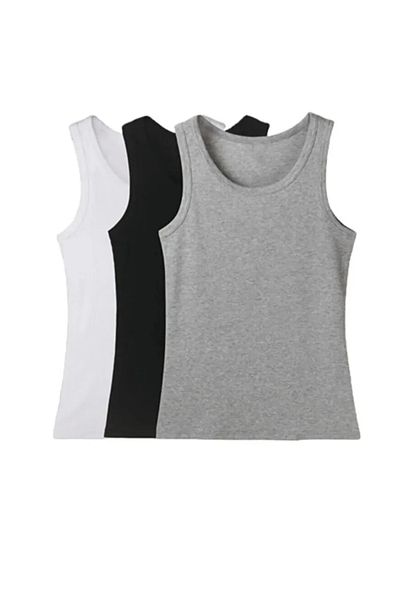 SİERNA 3-Piece Men's Undershirt Srn-001090