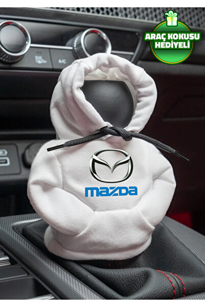 Freeyez Mazda White Gear - Car Clothes and Fleece Sweatshirt with Knobs