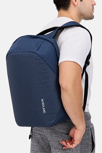 Nordland Men Brand Logo Anti Theft Backpack 48 H x 36 L x 15 W cm, Navy