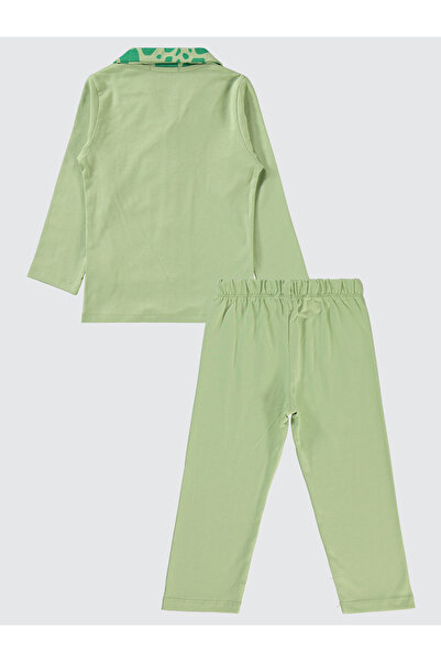 Civil Boys Boy's Pajama Set 2-5 Years Soft Khaki