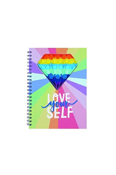 Syloon A4 Push Pop Bubble Dijamantna Spiralna Sveska